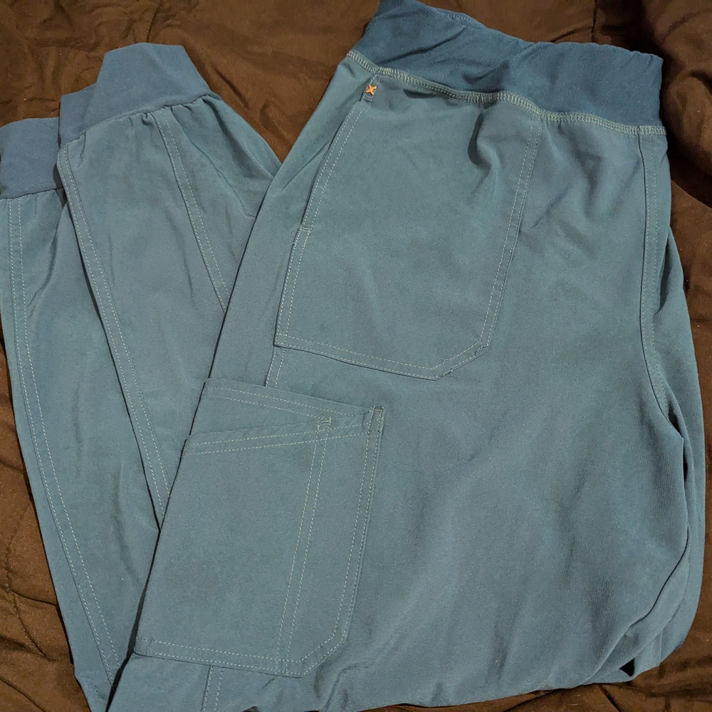Teal Cherokee Iflex Scrub Pants xl